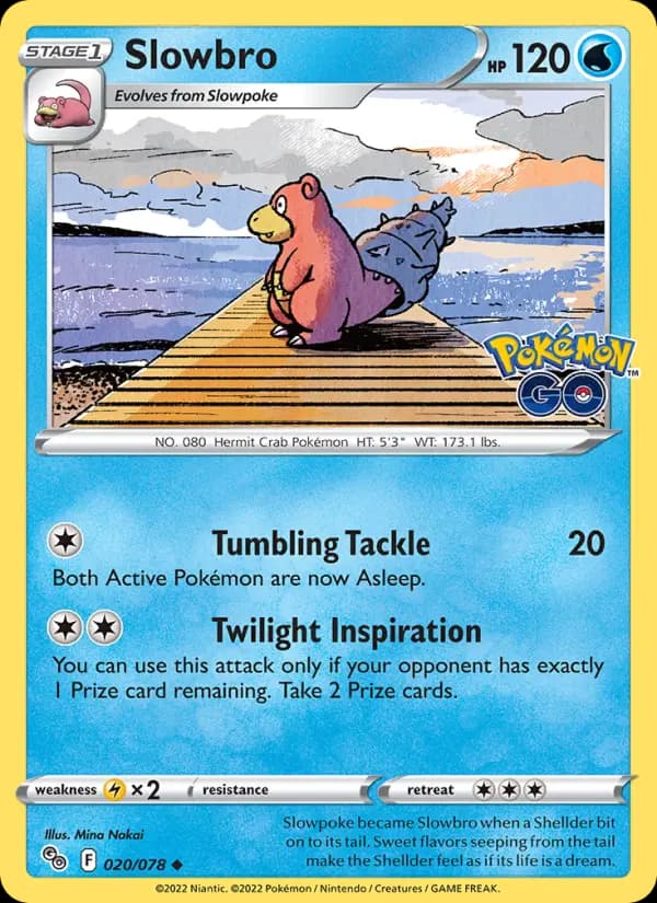 Slowbro — Pokémon GO card #020
