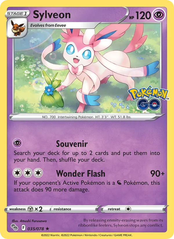 Sylveon — Pokémon GO card #035