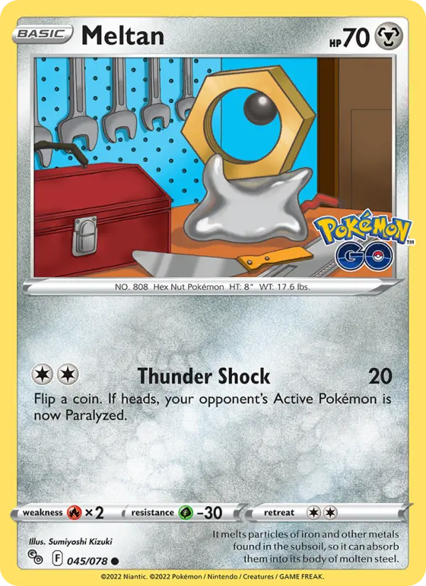 Meltan — Pokémon GO card #045