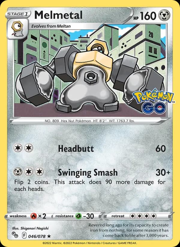 Melmetal — Pokémon GO card #046