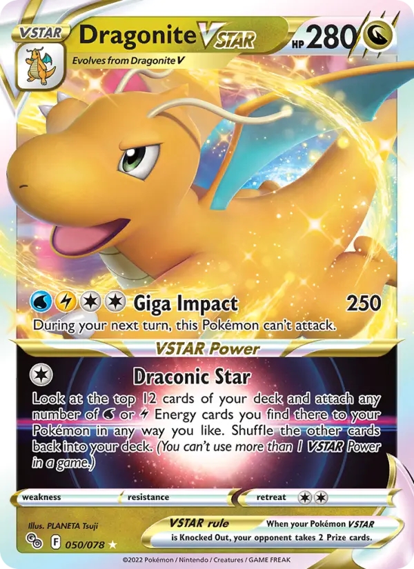 Dragonite VSTAR — Pokémon GO card #050