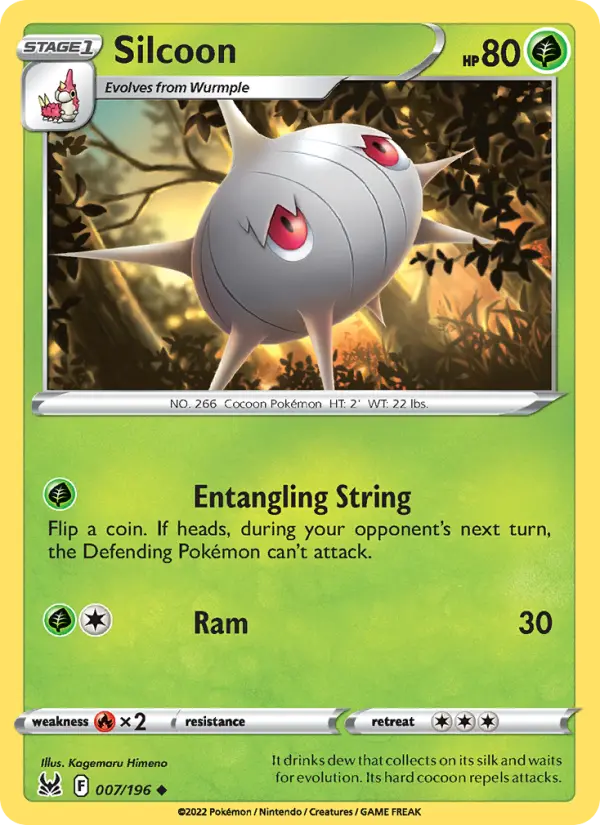 Silcoon — Lost Origin card #007