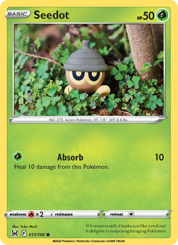 Seedot — Lost Origin card #011
