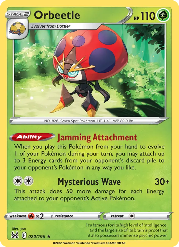 Orbeetle — Lost Origin card #020