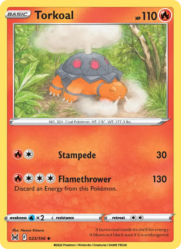 Torkoal — Lost Origin card #023