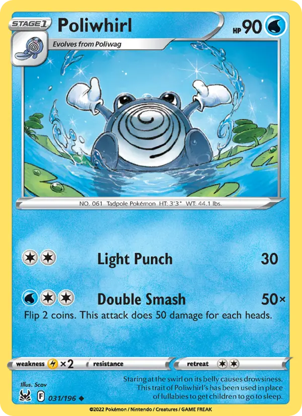 Poliwhirl — Lost Origin card #031