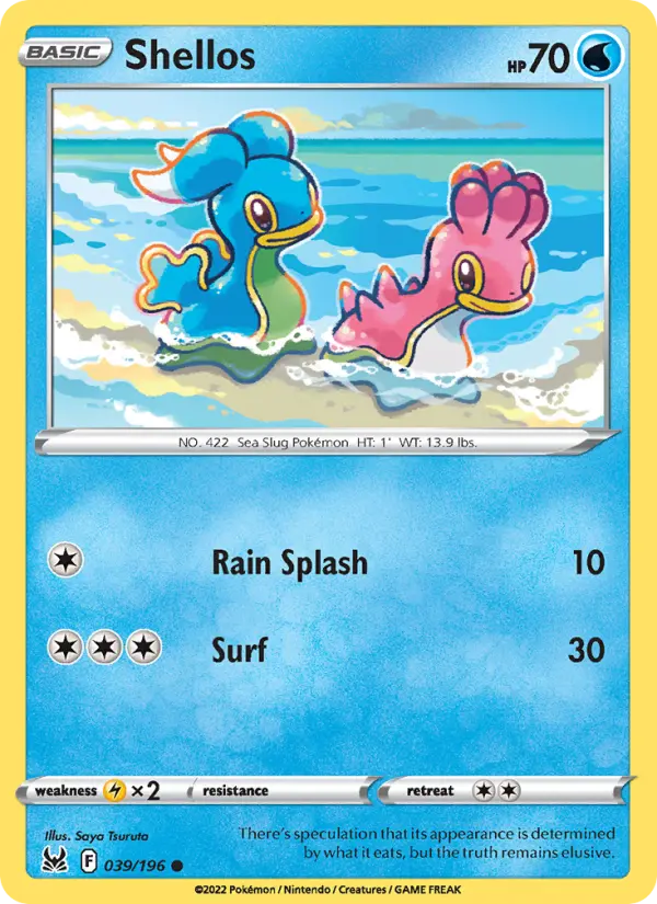 Shellos — Lost Origin card #039