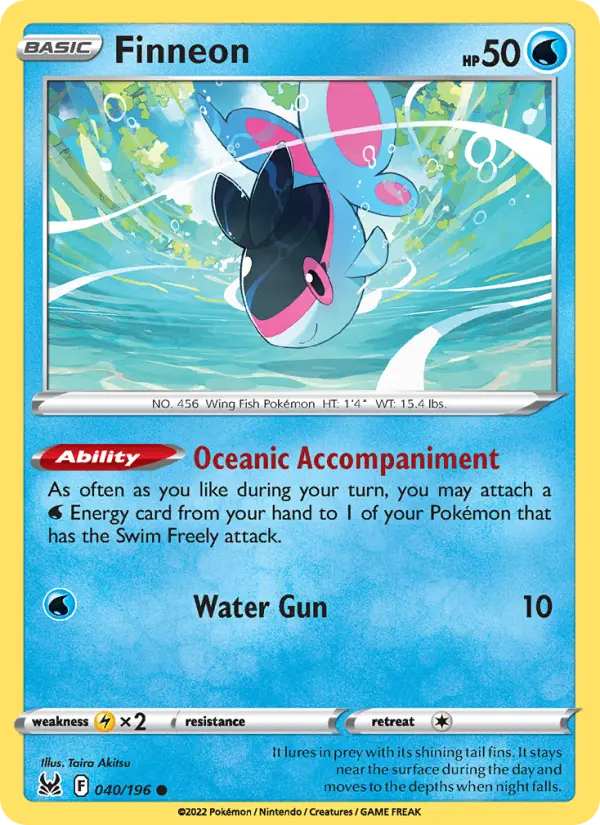 Finneon — Lost Origin card #040