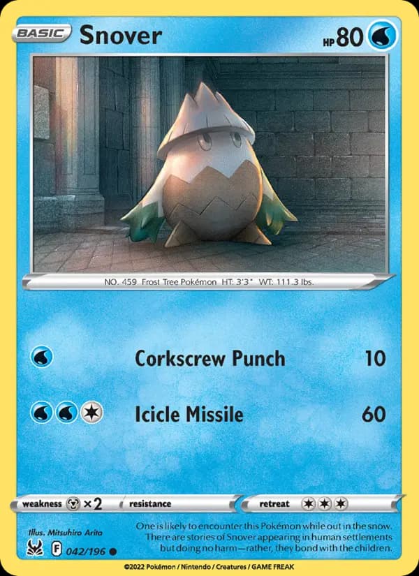 Snover — Lost Origin card #042