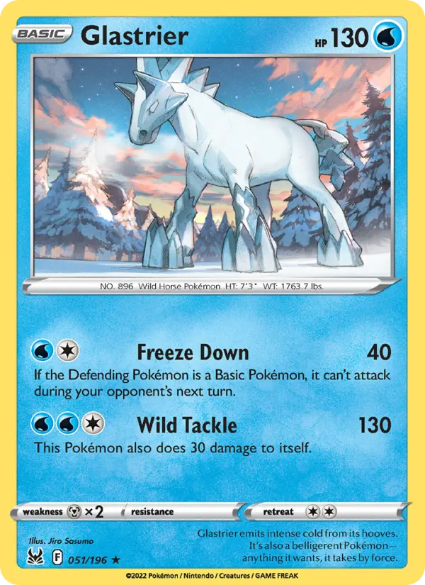 Glastrier — Lost Origin card #051