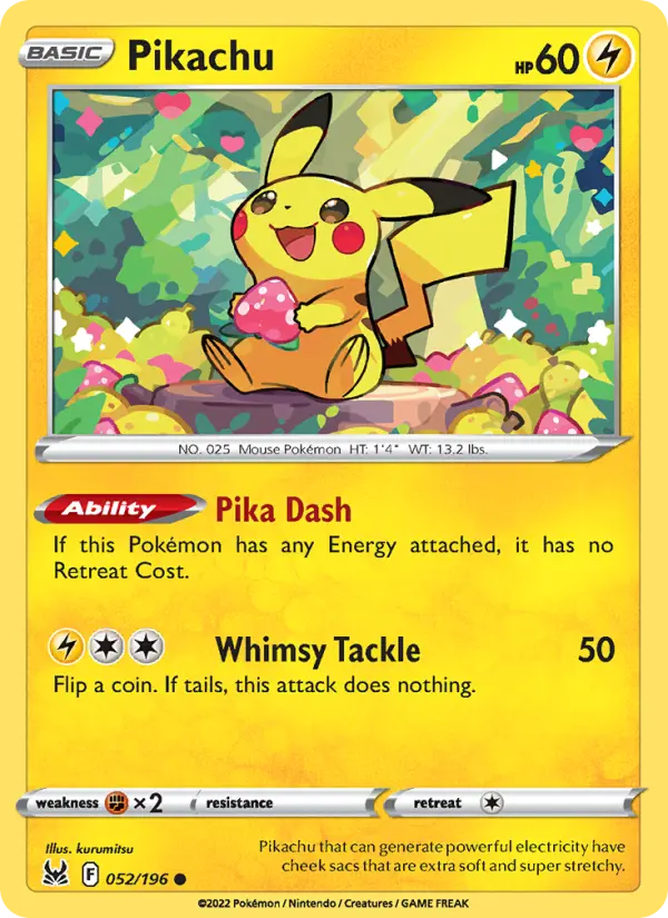 Pikachu — Lost Origin card #052
