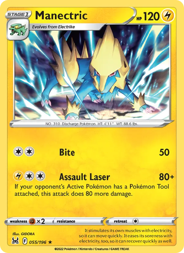 Manectric — Lost Origin card #055