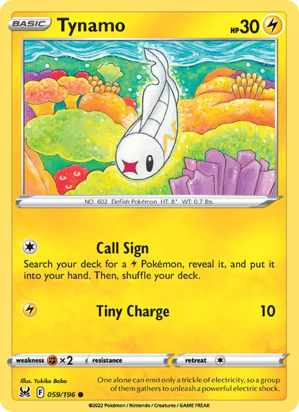 Tynamo — Lost Origin card #059