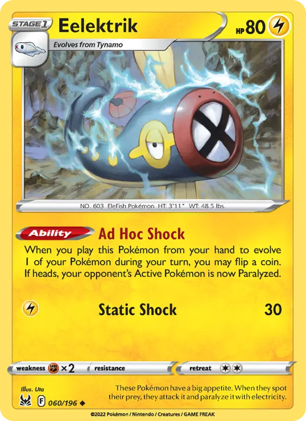 Eelektrik — Lost Origin card #060