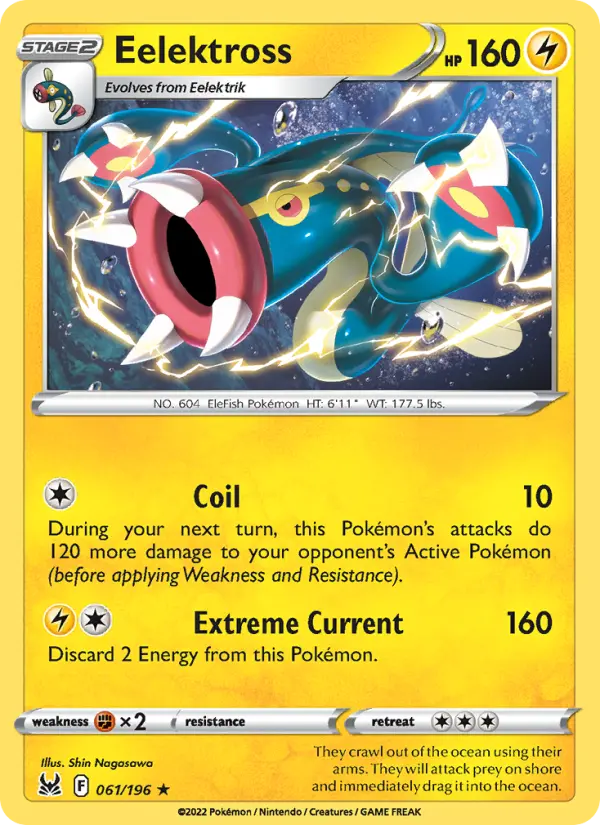 Eelektross — Lost Origin card #061