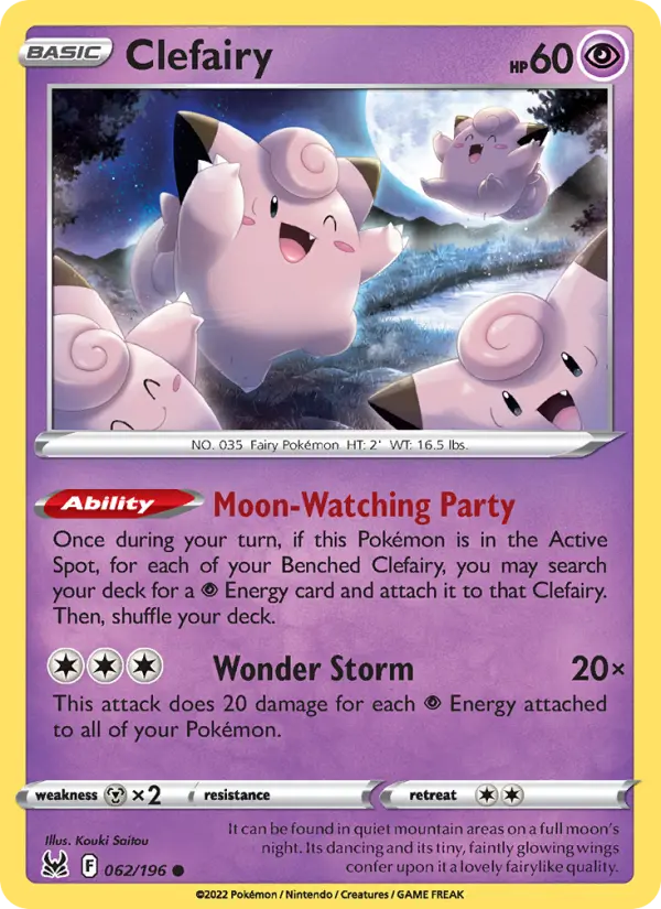 Clefairy — Lost Origin card #062
