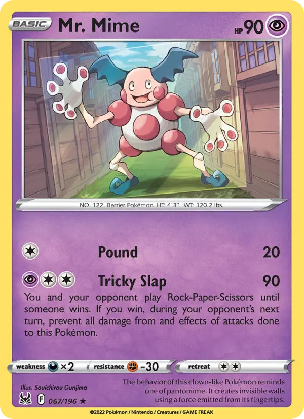 Mr. Mime — Lost Origin card #067