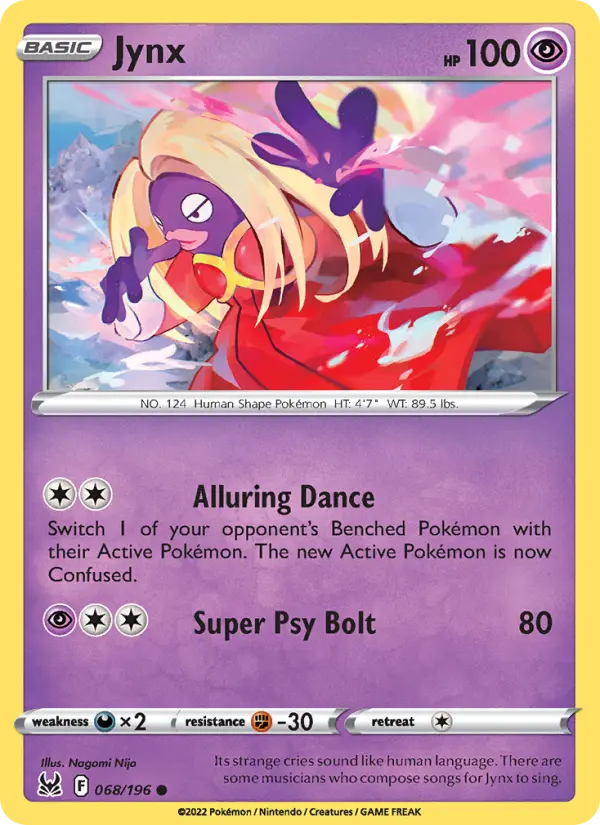 Jynx — Lost Origin card #068