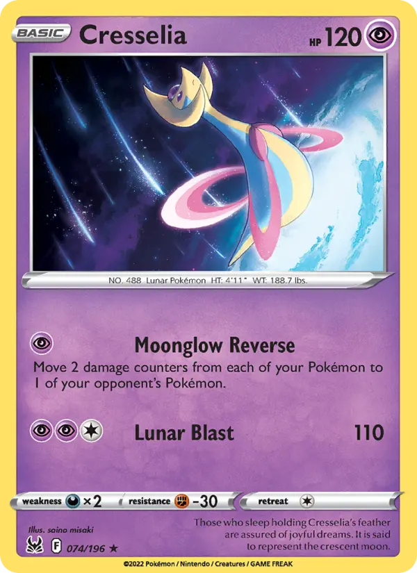 Cresselia — Lost Origin card #074