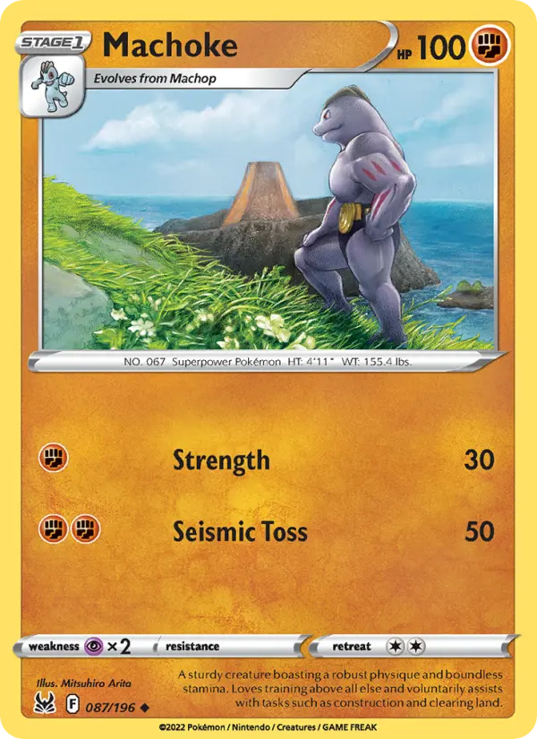 Machoke — Lost Origin card #087