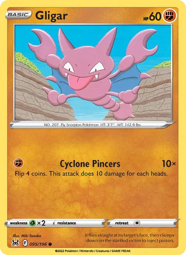 Gligar — Lost Origin card #095