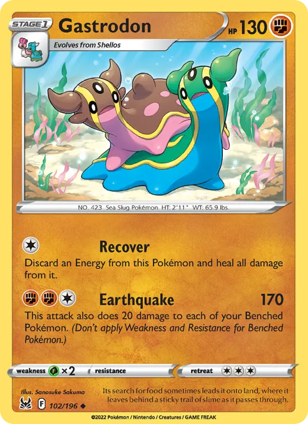 Gastrodon — Lost Origin card #102