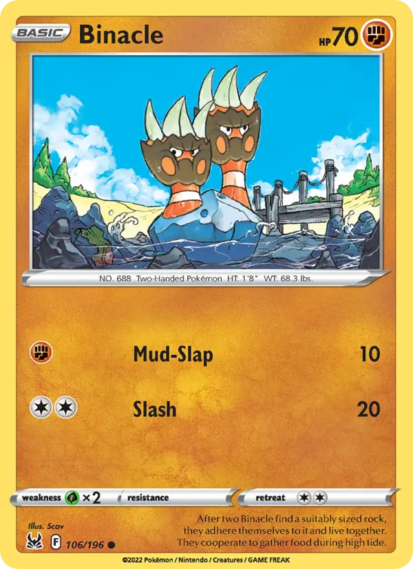Binacle — Lost Origin card #106