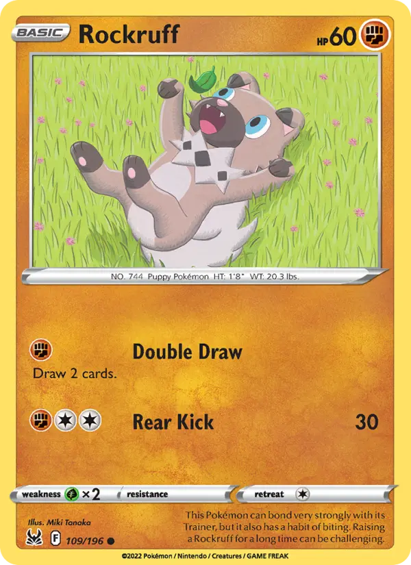 Rockruff — Lost Origin card #109