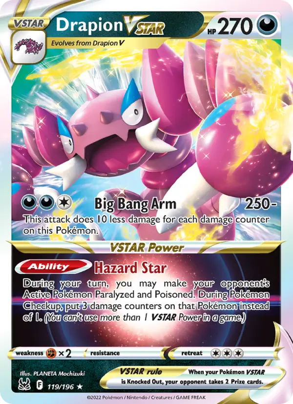 Drapion VSTAR — Lost Origin card #119