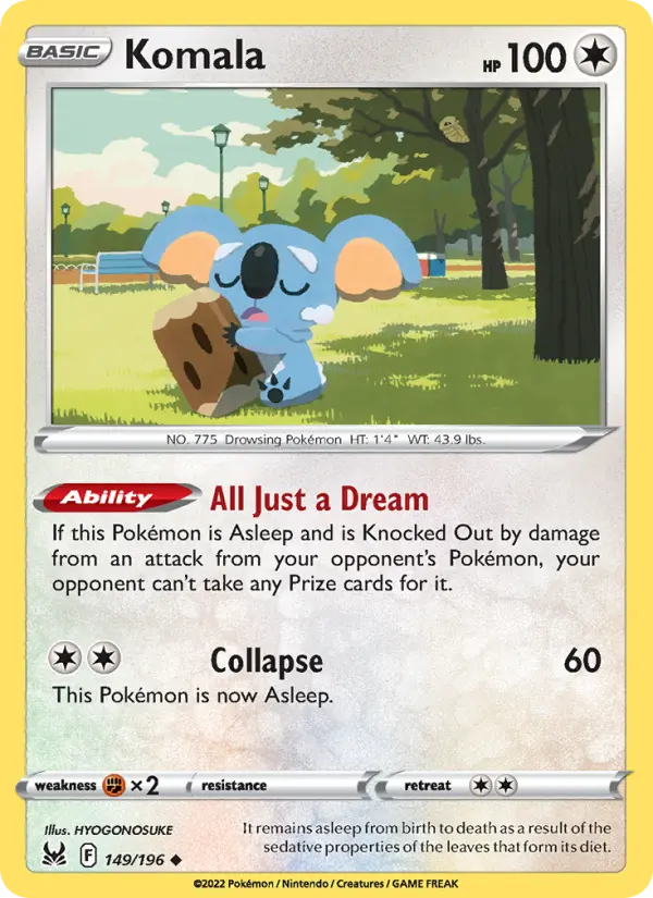 Komala — Lost Origin card #149