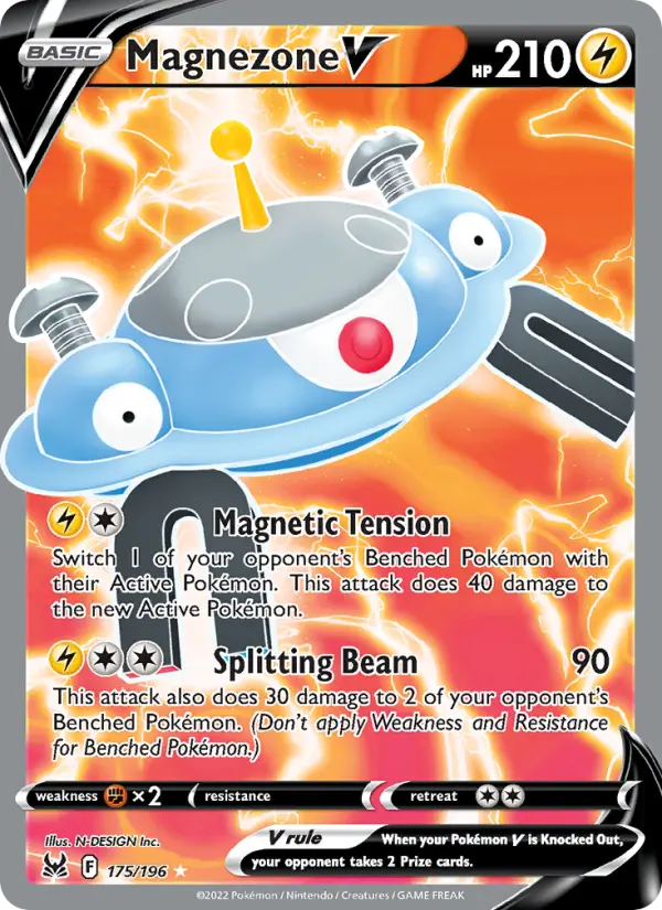 Magnezone V — Lost Origin card #175