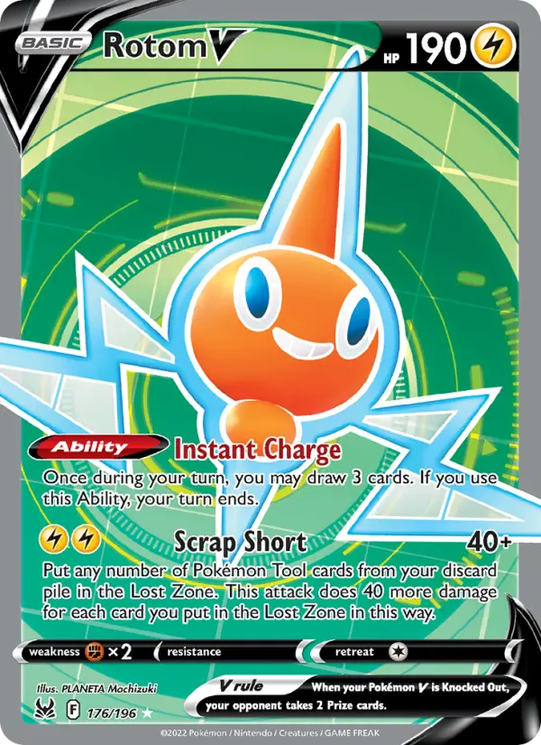 Rotom V — Lost Origin card #176