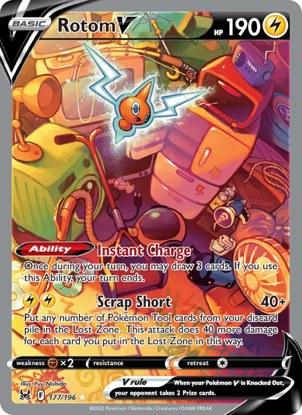 Rotom V — Lost Origin card #177