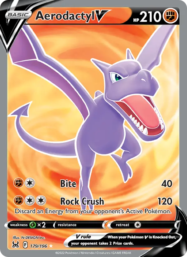 Aerodactyl V — Lost Origin card #179