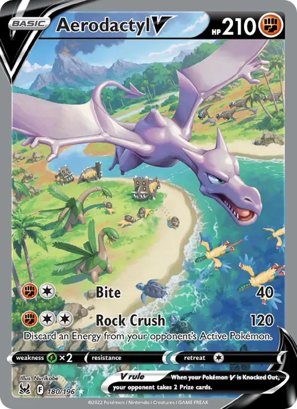Aerodactyl V — Lost Origin card #180