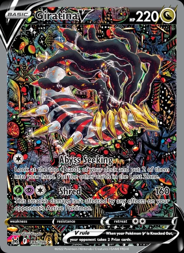 Giratina V — Lost Origin card #186