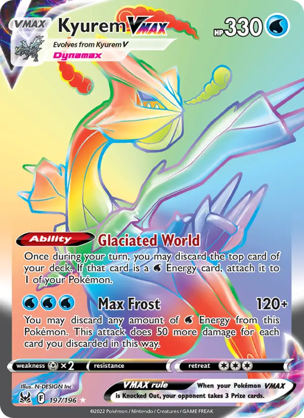 Kyurem VMAX — Lost Origin card #197