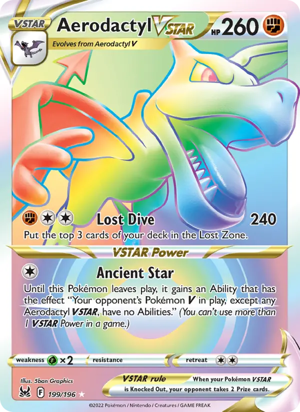 Aerodactyl VSTAR — Lost Origin card #199