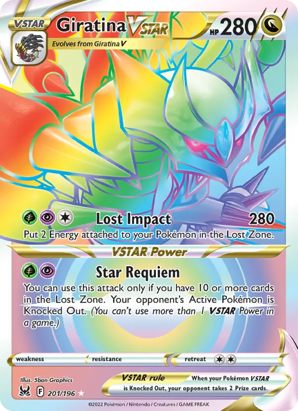 Giratina VSTAR — Lost Origin card #201