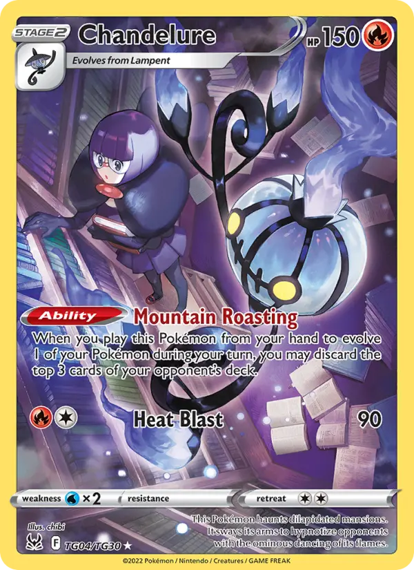 Chandelure — Lost Origin card #TG04