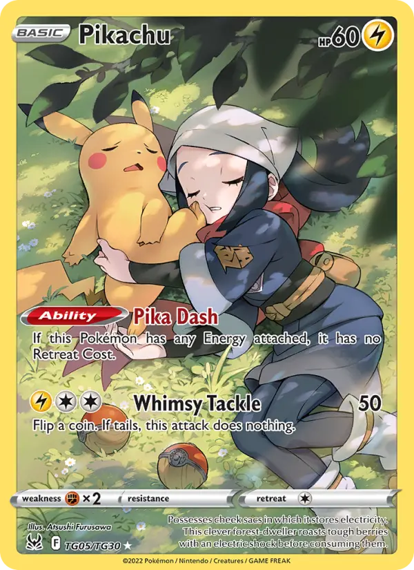 Pikachu — Lost Origin card #TG05