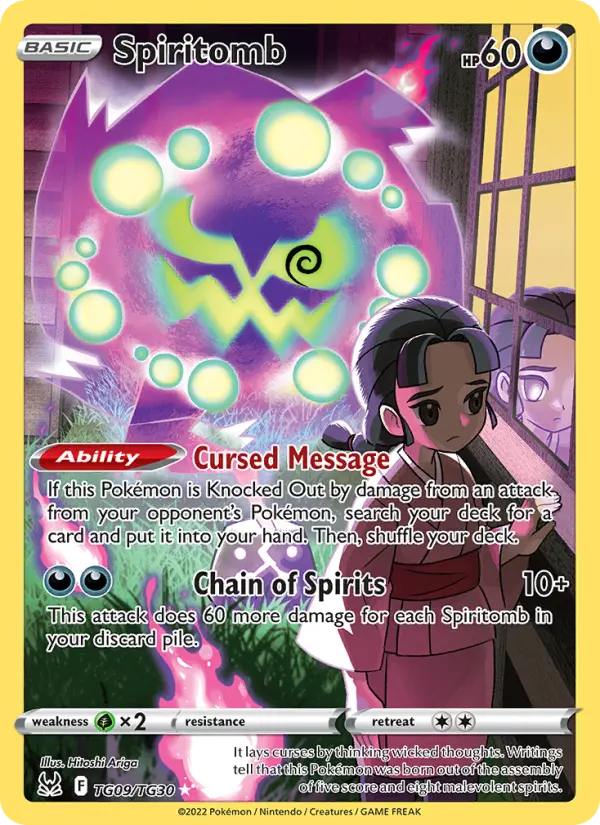Spiritomb — Lost Origin card #TG09