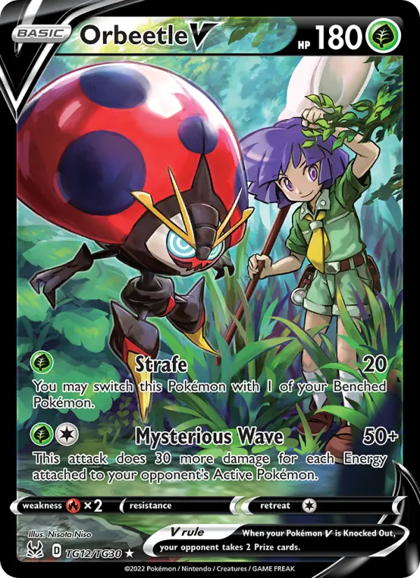Orbeetle V — Lost Origin card #TG12