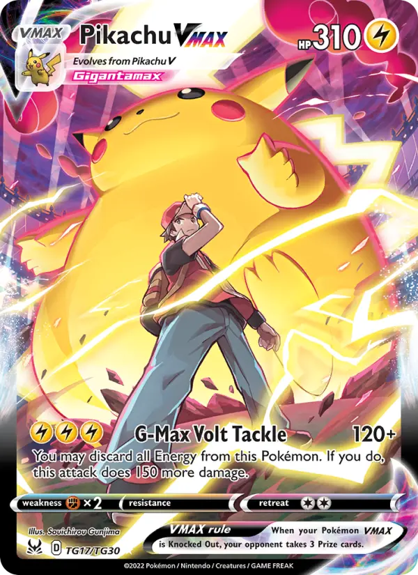 Pikachu VMAX — Lost Origin card #TG17
