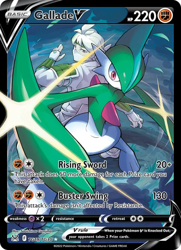 Gallade V — Lost Origin card #TG19