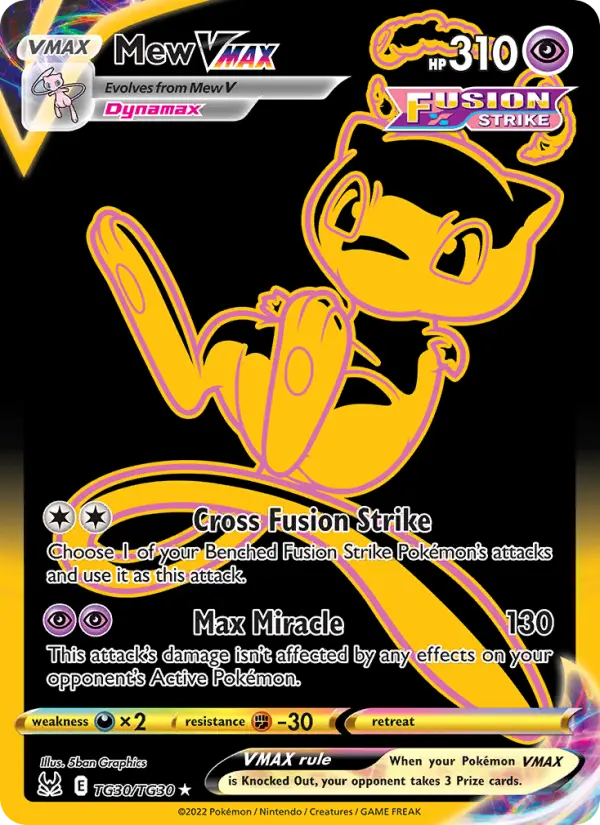 Mew VMAX — Lost Origin card #TG30