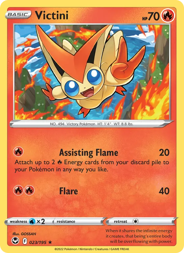 Victini — Silver Tempest card #023