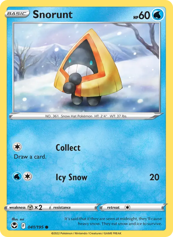 Snorunt — Silver Tempest card #041