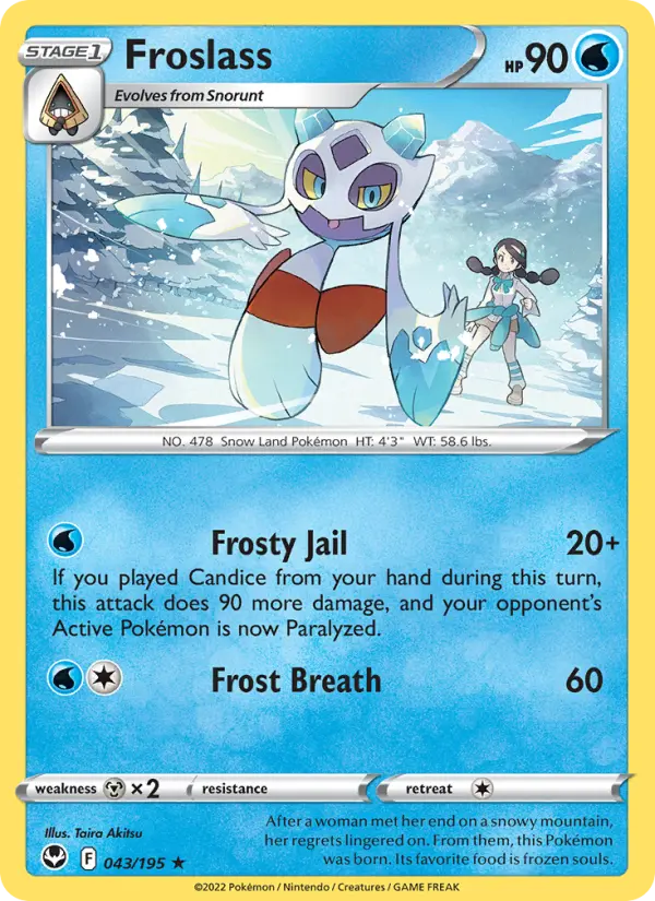 Froslass — Silver Tempest card #043
