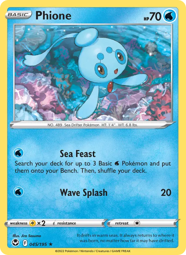 Phione — Silver Tempest card #045